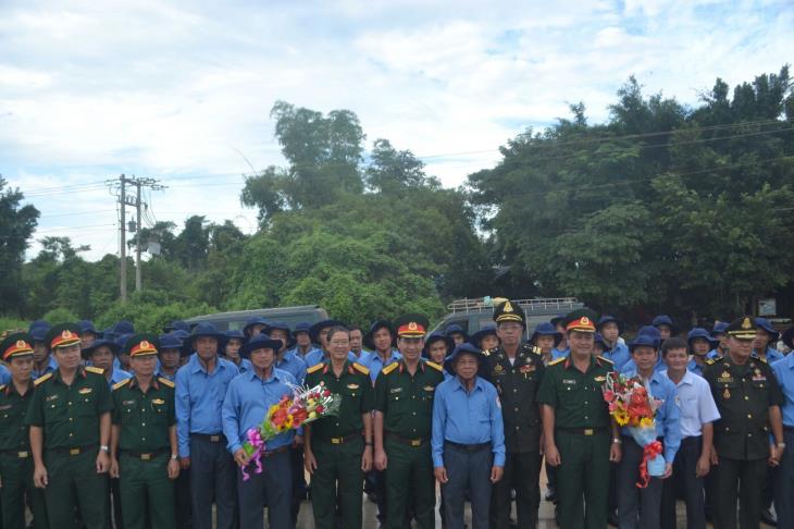 Tiễn hai đội K70, K71 sang Campuchia làm nhiệm vụ