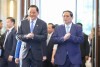 Thủ tướng Phạm Minh Chính và Thủ tướng nước CHDCND Lào (Chủ tịch ASEAN 2024) Sonexay Siphandone dự phiên khai mạc Diễn đàn