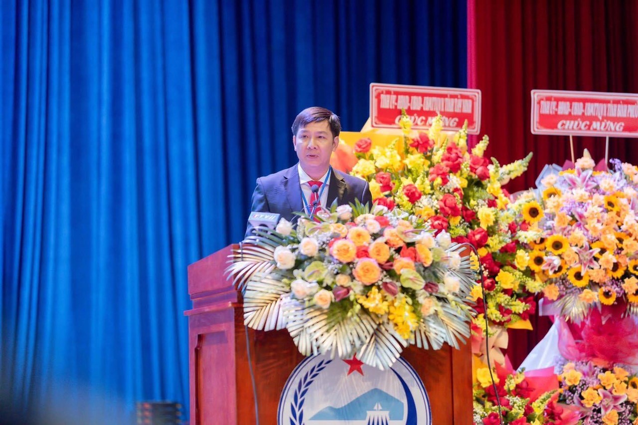 Đ/c Nguyễn Thành Tâm, Bí thư Tỉnh ủy, Chủ tịch HĐND tỉnh Tây Ninh phát biểu chào mừng.